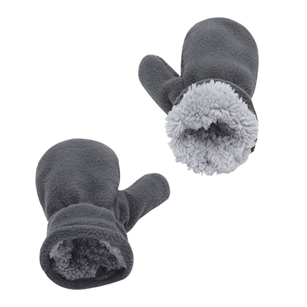 Guardurnaity Juego de manoplas para sombreros, gorros de sensación cómoda, kits de guantes para niños y niñas Sombreros gris Guardurnaity AP009414-04B