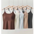 thumbnail image 4 of Atogsazn Women's Summer Tank Tops Athletic Adjustable Vest for Women Sleeveless Camisole Basic Tunic Tops Outfit 01-Khaki M Fashion, 4 of 4