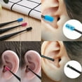 thumbnail image 4 of Whataatahia 3 Piezas Micro Cerdas Limpiador de Oídos Reutilizable Espiral de 360 Grados Doble Extremo Oreja Pick Silicona Oído Cureta Oído Stick Herramienta Removedor de Cera de Oído, 4 of 8