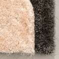 thumbnail image 4 of Well Woven Lolly Remi Geometric Stripes Grey Purple 5'3" x 7'3" 3D Texture Shag Area Rug, 4 of 7