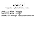 thumbnail image 2 of Front Right Suspension Strut Coil Spring Assembly 78A-11686 For Mazda Protege Protege5, 2 of 2
