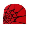 thumbnail image 1 of Transemion Restez au Chaud et à la Mode avec Spider Tuque Web m Beaux Cadeaux Spider Tuque Web Rouge Noir, 1 of 6