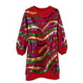 thumbnail image 3 of RXMEKW Robe de Carnaval pour Femmes à Manches Longues et Col Rond, Robe Maxi Imprimée pour Fête et Performance de Danse, 3 of 3