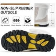 thumbnail image 6 of Ecetana Snow Boots For Women Winter Waterproof Shoes Thickened Faux Fur Lined Frosty Warm Outdoor Boots, 6 of 7