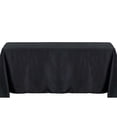thumbnail image 5 of BalsaCircle Halloween 10 Pieces 54" x 96" Black Rectangle Washable Decorative Polyester Solid Tablecloths, 5 of 6