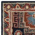 thumbnail image 5 of SAFAVIEH Heritage Berach Floral Wool Runner Rug, Navy/Orange, 2'3" x 8', 5 of 7