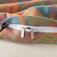 thumbnail image 4 of Naranja Azul Juego de Cama King Size 3Pcs Juego de Funda Nórdica Shabby Geometry Pattern, 4 of 9