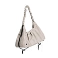 thumbnail image 1 of Bolsa de gimnasio para mujer, bolsa de viaje de nailon con separación de humedad y humedad, bandolera Beige, 1 of 9