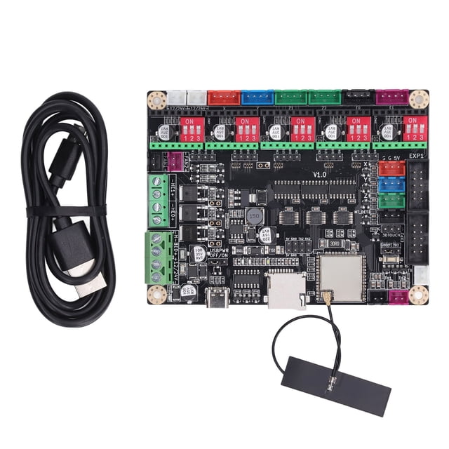 Placa de control de impresora D, placa base de impresora 3D ESP32 WIF D Placa base de impresora Kb D Placa base de impresora Diseño de próxima generación NikouMX herramienta