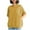 Yellow, variant on Women's Crew Neck T Shirt Oversized Casual Loose Short Sleeve Tee Summer Athletic Workout Pullover Tops with Pockets