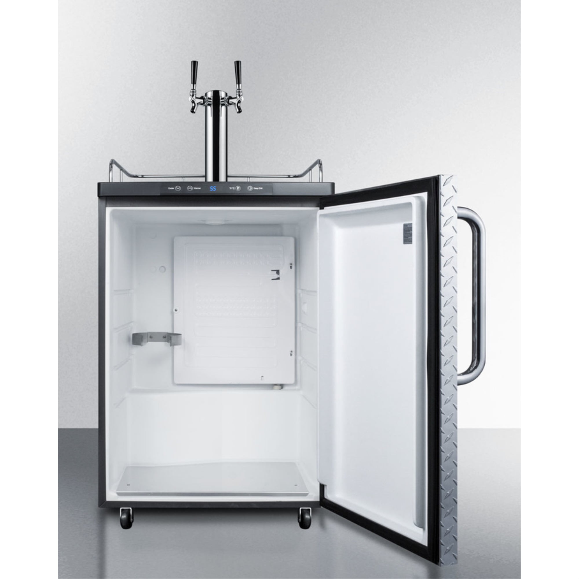 Summit Freestanding Residential Beer Dispenser SBC635MDPLTWIN