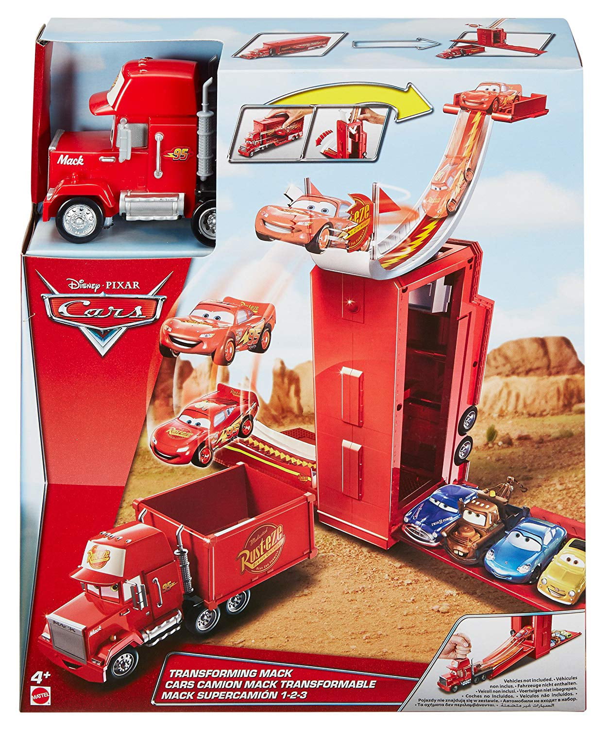 Disney Pixar Cars Transforming Mack Playset With This Tower Jump You Get Two Ways To Play With