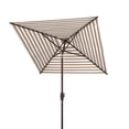thumbnail image 4 of SAFAVIEH Athens 7.5' Market Crank Square Patio Umbrella, Beige, 4 of 6