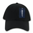 thumbnail image 4 of Decky 209 6 Panel Low Profile Structured Cotton Cap-Black, 4 of 4