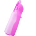 thumbnail image 2 of Botella de agua Yjmei de 250 ml/500 ml con dispensador de agua portátil, botella de agua de plástico para viaje para perro, cachorro, gato (rosa, 250 ml), 2 of 5
