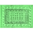 thumbnail image 1 of Ahgly Company Indoor Rectangle Oriental Emerald Green Industrial Area Rugs, 5' x 7', 1 of 4