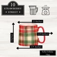 thumbnail image 7 of 10 Strawberry Street Bella Holiday Mug Tartan, Set of 4, 7 of 7