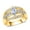 Yellow Gold, variant on 925 Sterling Silver Engagement Rings 14k Gold Plated Cubic Zirconia CZ Wedding Promise Rings for Her Wedding Band for Women Jewelry Ct 2.9 Size 8.5 Valentines Day Christmas Gifts for Women