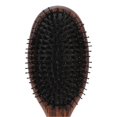 thumbnail image 2 of Brosse à cheveux équilibrante en bois de santal, coussins gonflables élastiques, forme ovale, brosse démêlante pour le coiffage, 2 of 4