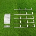 thumbnail image 4 of Miangastore 1 Set White Plastic Fence for Garden Border Diy Landscaping 1m, 4 of 8