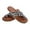 Brown, variant on LoyisViDion Womens Sandals Clearance New Style Flat Sandals Comfortable Slip Sole Ladies Summer Beach Shoes White 5.5(36)