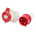 thumbnail image 3 of Conector industrial, enchufe industrial 380-415 V Herramienta industrial Enchufe industrial Rendimiento inigualable, 3 of 8