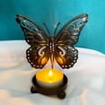 thumbnail image 3 of Porta vela,Portavelas Tealight Decoración de soporte de metal,Portavelas de oración Candelabro de hierro,Centro de mesa Decoración Velas Portavasos,Portavelas de regalo de vacaciones Zulema Porta vela, 3 of 8
