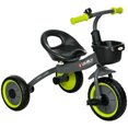 thumbnail image 1 of Qaba Tricycle for Kids 2-5 Years, Toddler Bike with Adjustable Seat, Black, 1 of 10