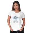 thumbnail image 3 of A Beautiful Ride Pretty Bicycle Womens Fitted Plus Size Graphic Tee Brisco Brands 2X, 3 of 5