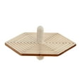 thumbnail image 6 of 4pcs Creative Unfinished Wood Wooden Top for DIY Children Kids Toys, 6 of 8