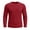 A27-Wine, variant on Kalauyu Mens Waffle Knit Textured Shirts Long Sleeve Round Neck Blouse Soft Stretch Casual Spring Fall Daily Wear Tunic Tops