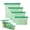 Green-4Pack, variant on 4 Pack Reusable Silicone Food Storage Bags for Meal Prep and Leftovers, Stand Up Silicone Reusable Bags with Sealing Sliders, Thick Freezer Bags for Kitchen Organization