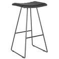 thumbnail image 3 of SAFAVIEH Akito 30"H Mid-Century Bar Stool, Black, Set of 2, 3 of 7