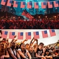 thumbnail image 5 of USA Flag Banner,Patriotic American Flags Mini US Flags Bunting for 4th of July Decorations, Independence Day Party Supplies,Bars Backyard,String Pennant Banner with 25 Small Flags 26 Feet, 5 of 6