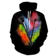thumbnail image 3 of Sudadera con capucha con gráficos 3D coloridos para hombres y mujeres, ropa informal negra, sudaderas con estampado de grafiti divertido, sudaderas con capucha de alta calidad, 3 of 5
