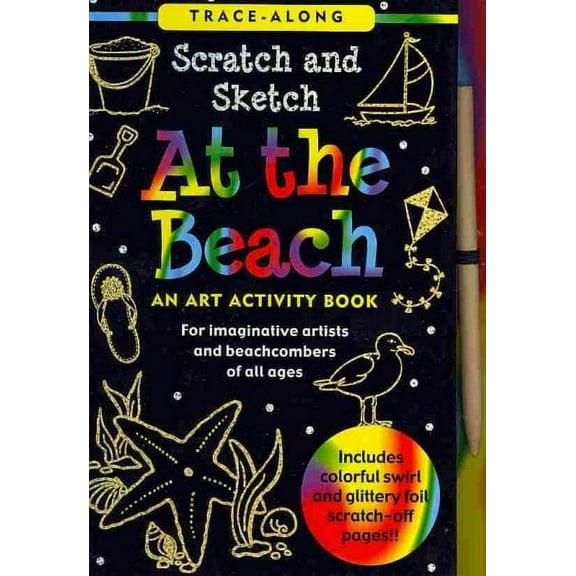 Peter Pauper Press: Scratch & Sketch at the Beach (Paperback)