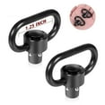 thumbnail image 4 of 4 Pcs QD Sling Swivel Mount Adapter Durable Steel Heavy Duty Large Loading Capacity Push Button Quick Release Detachable Strap Buckle Hunting Accessories, 4 of 8