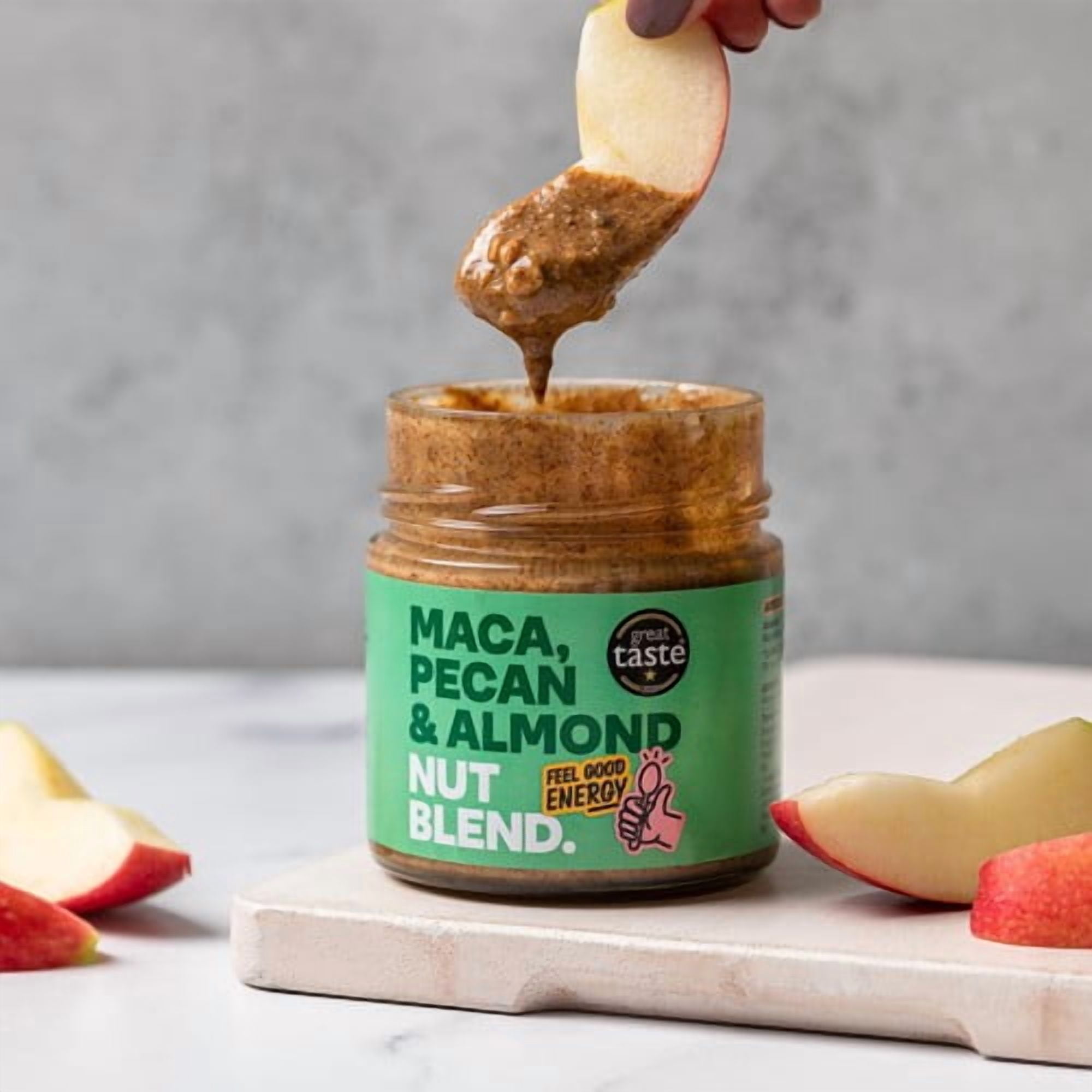Nut Blend Maca, Pecan & Almond Butter 200g, British Import (Pack of 3)