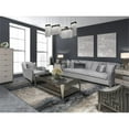 thumbnail image 3 of Michael Amini Roxbury Park 94"W Velvet Sofa in Steel Gray/Slate, 3 of 7
