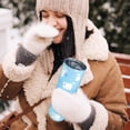 thumbnail image 3 of Polar Bear Gifts for Bear Lovers Women, Teen Girls- Cute Snowflake Polar Bear Coffee Mug/Cup/Water Bottle/Tumbler with Lid and Straw- Thermal Insulated Tumblers 20 Oz - Polar Bear Stuff Decor(Blue), 3 of 5