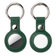 thumbnail image 2 of Paquete de 2 fundas de silicona TUNC para AirTags Tracker Locator negro y verde, 2 of 5