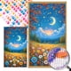 thumbnail image 1 of 5D DIY Full Drill Round Parcial AB Flower Sea Paisery 45x75cm, 1 of 9
