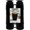 thumbnail image 3 of Party Essentials Deluxe/Elegance Hard Plastic 8-Ounce Coffee Cups, 10-Count, Black, 3 of 6