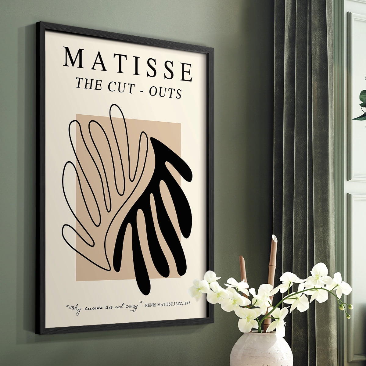 Matisse XCIX Framed Print - Solid Wood