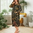 thumbnail image 2 of FOR U DESIGNS Hunting Camo Pattern Women Nightgown Soft House Dresses for Woman with Pockets, Lightweight Elastic Fabric Robes for Woman Mumu Dress , 4XL, 2 of 8