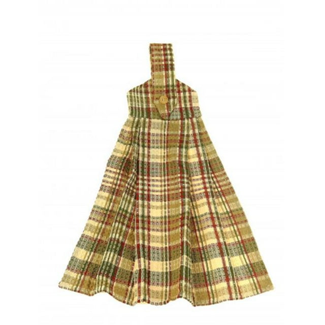 Mr. MJs Trading AG-36256 Hanging & Tie Button Towel, Rosemary