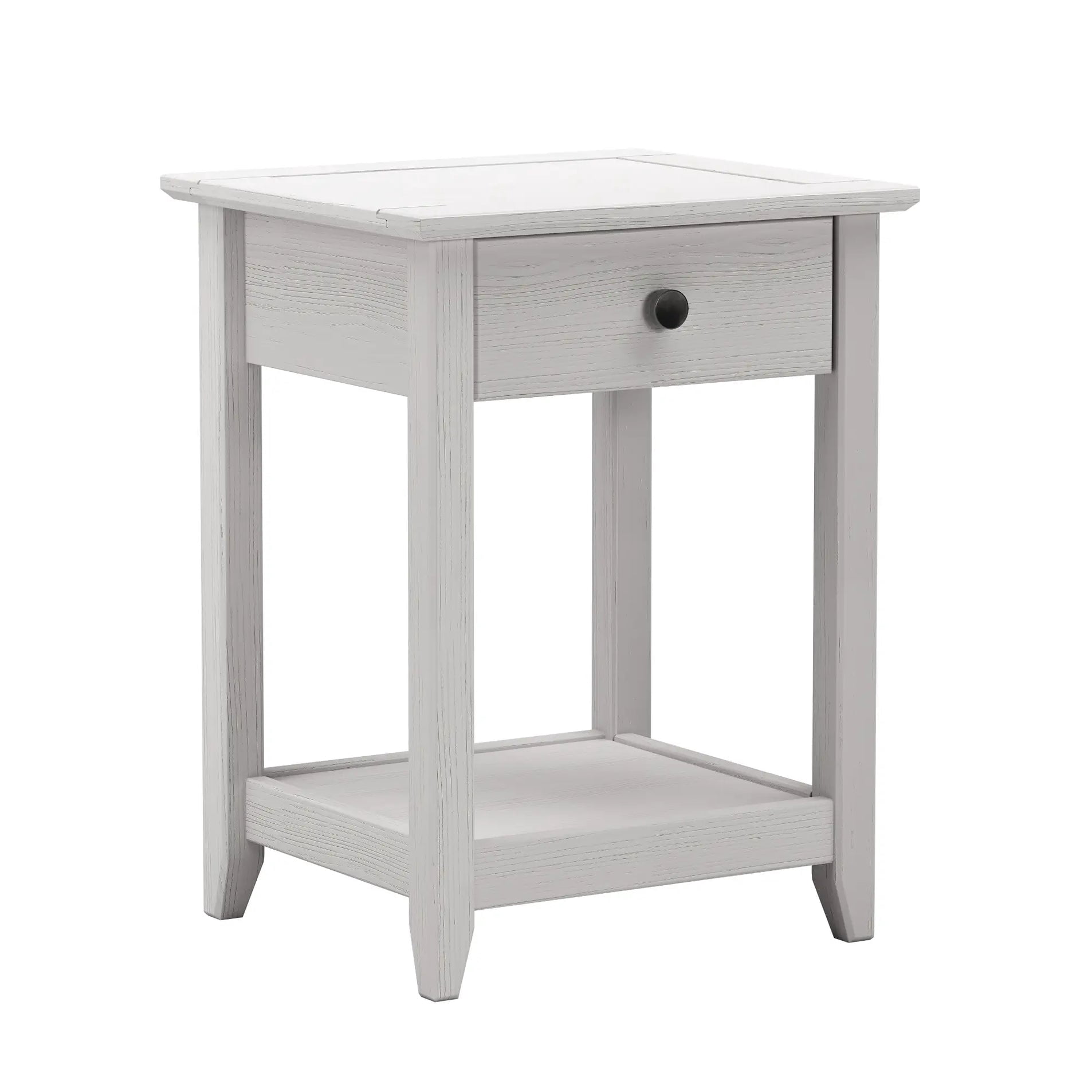 Grain Wood Furniture Greenport End Table - Brushed White