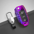 thumbnail image 3 of For VW Flip Key Fob Cover,for VW Beetle Passat Tiguan Touran Jetta MK1-MK6 Golf GTI Metal Accessories Key Fob with Keychain, 3 of 8