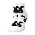 thumbnail image 3 of 4Pcs Bunny Funky Socks, Bunny Fun Socks, Bunny Fun Socks for Woman, Bunny Fuzzy Socks, Bunny Fluffy Socks, Women Easter Theme Mid Calf Cotton Knit Casual Socks, Multicolor, 3 of 8
