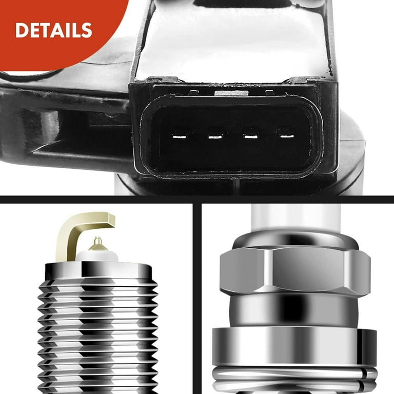Ignition Coil Pack, Set Of 8 Compatible With Tundra 2000-2009